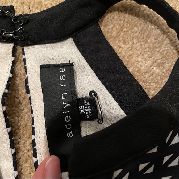 Adelyn Rae Mixed Print Racerback dress - Picture 7 of 16